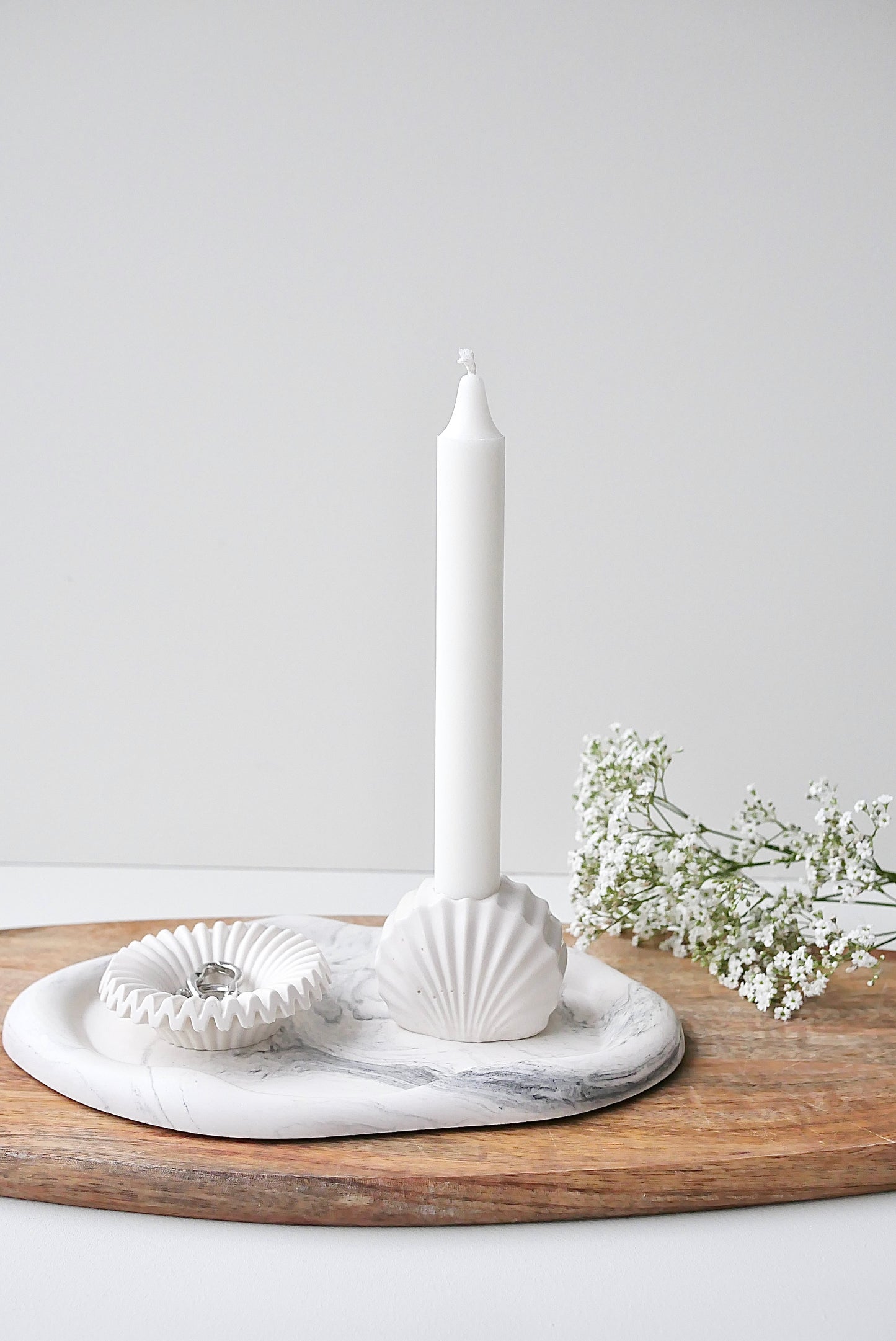 Snäcka ljusstake
