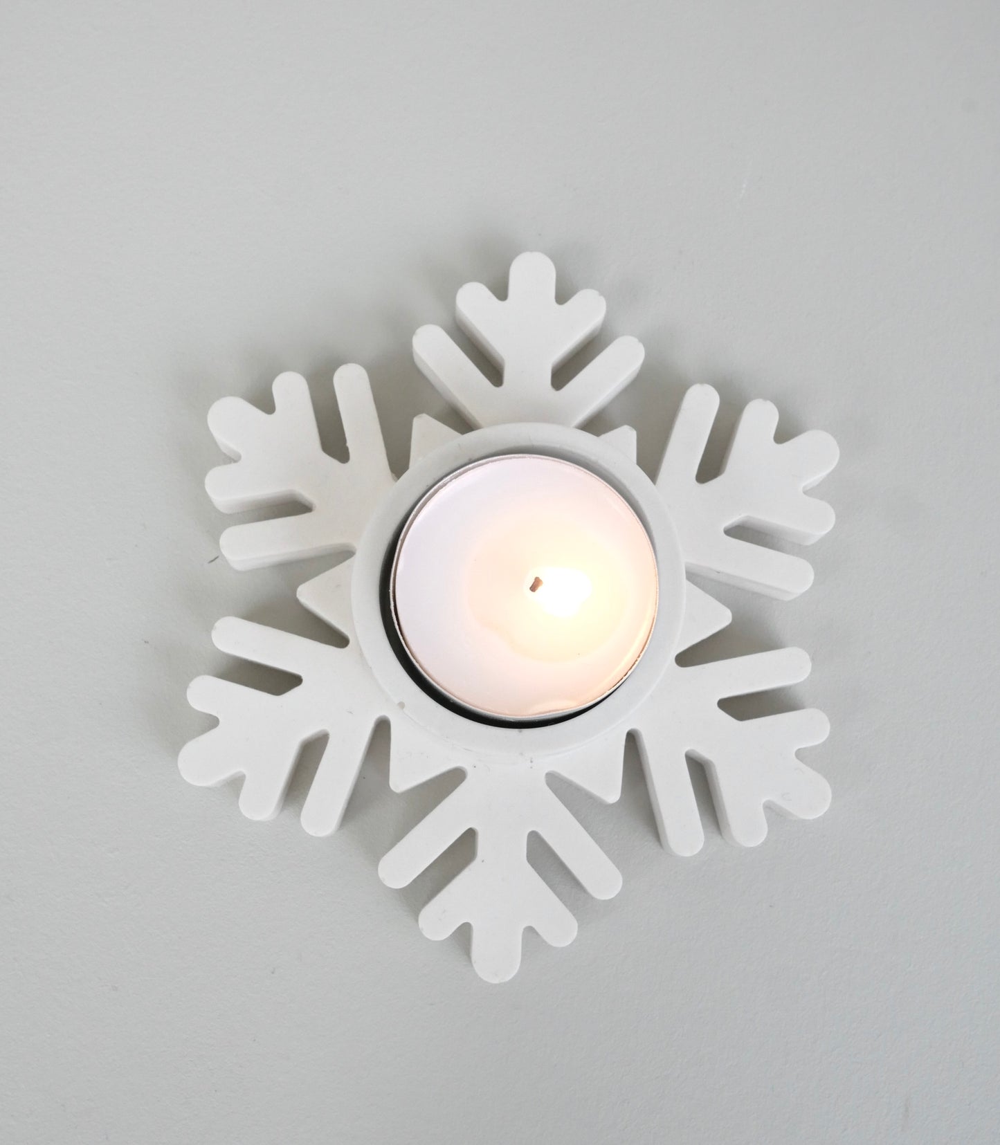 Snöstjärna värmeljus