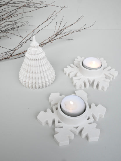 Snöstjärna värmeljus